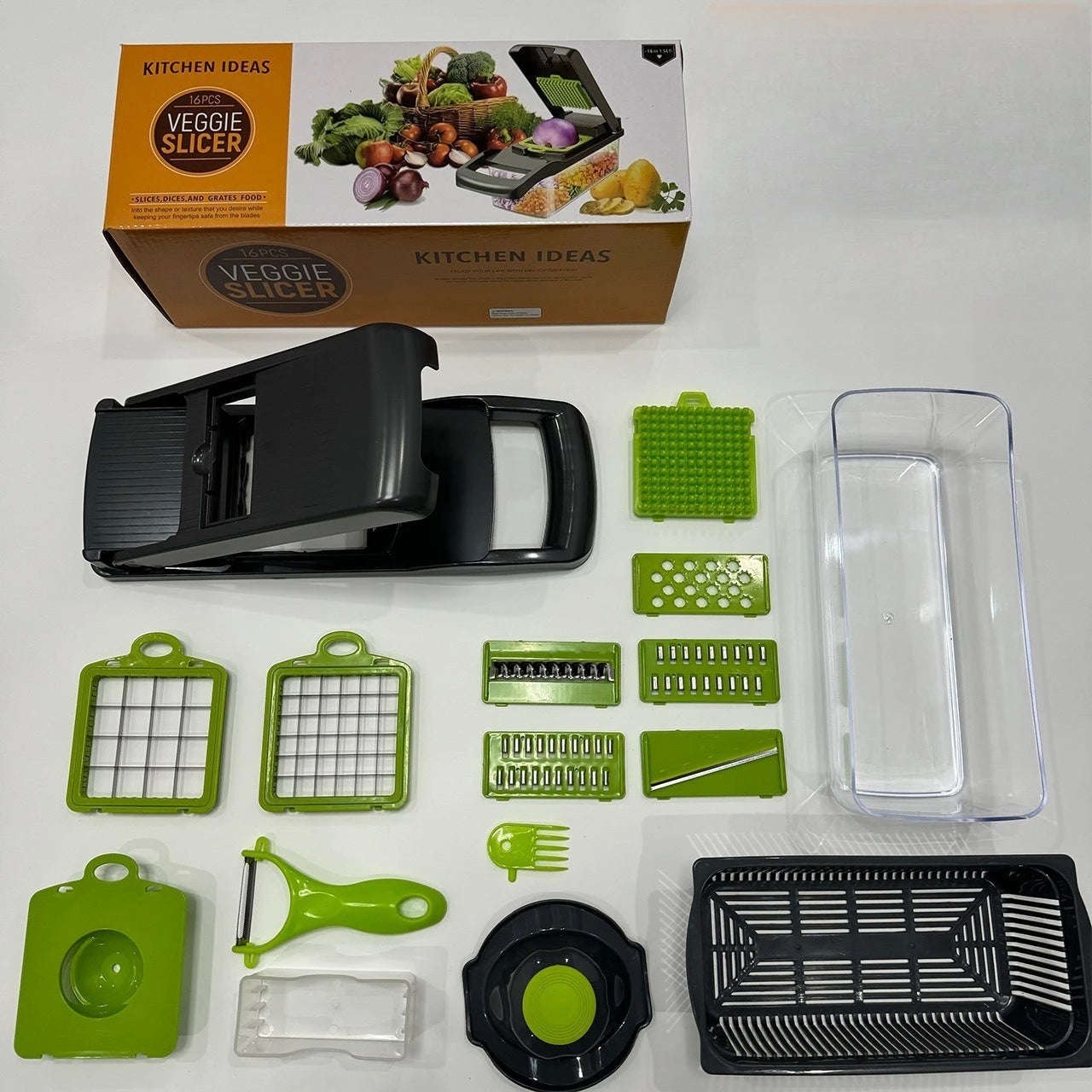 Multi-functional vegetable cutter, kitchen household, potato shreds, shredded and diced, radish grater, slicer 【free shipping】