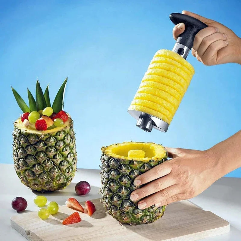 Stainless Steel Pineapple Corer and Slicer Pineapple Silcer Peeler Pineapple Corer Slicer Fruit Cutter Kitchen Gadget Accessorie【free shipping】