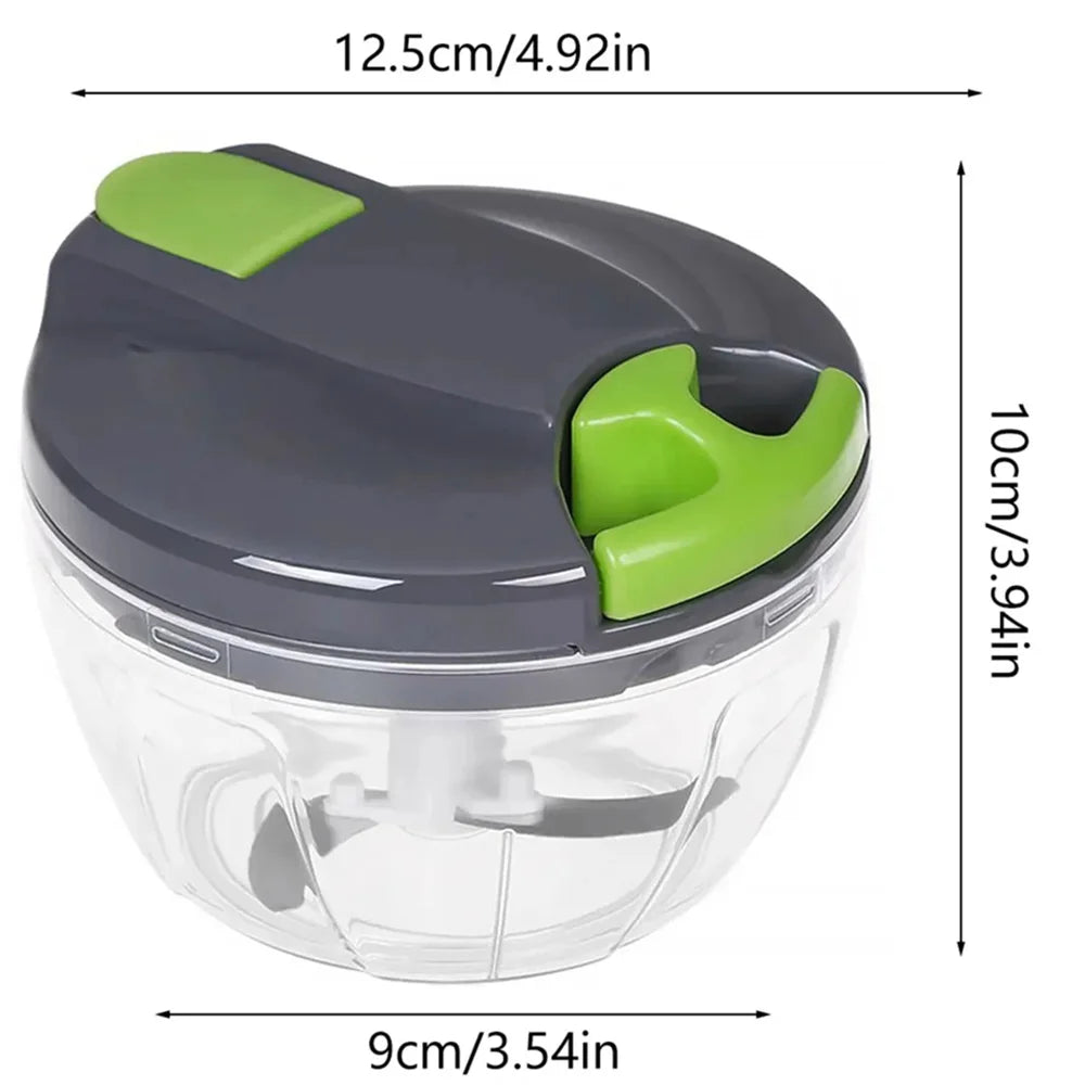 Manual Garlic Chopper Hand Pull String Vegetable Cutter Multifunctional Onions Mincer Ginger Fruits Nuts Kitchen Food Processor 【free shipping】