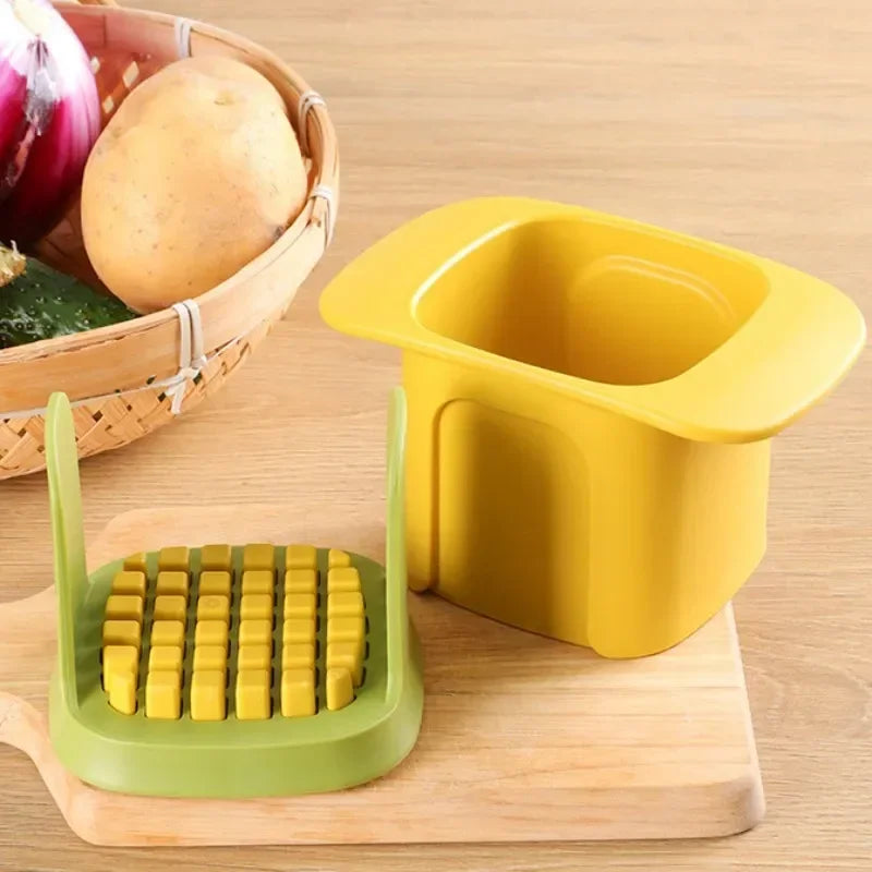 Multifunctional Cucumber Potato Slicer Household Hand Pressure Onion Dicer Kitchen Tools Vegetable Chopper French Fries Cutter   【free shipping】