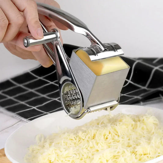 Rotary Cylinders Stainless Steel Cheese Grater Vegetable Cutter Slicer Shredder【free shipping】