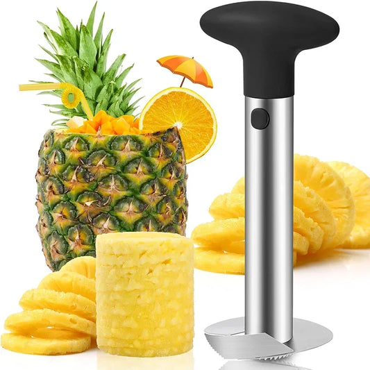Stainless Steel Pineapple Corer and Slicer Pineapple Silcer Peeler Pineapple Corer Slicer Fruit Cutter Kitchen Gadget Accessorie【free shipping】