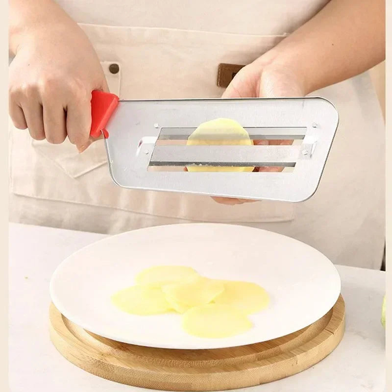 1/4Pcs Cabbage Kitchen Knife Stainless Steel Dual Blades Kitchen Vegetable Potato Carrot Knife Multifunction Household Gadgets【free shipping】