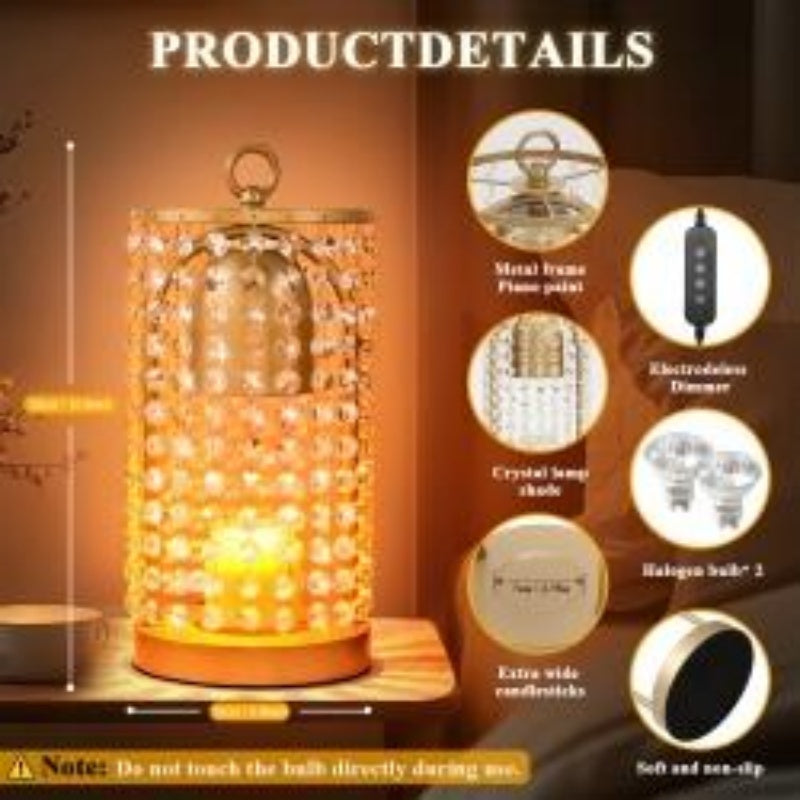 Modern Bedroom Home Candle Wax Melting Lamp With Timer Dimmer